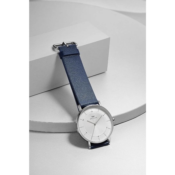 BRIGADA Men's blue Minimalist Simple Business Casual Quartz Waterproof Watch - Picture 4 of 8